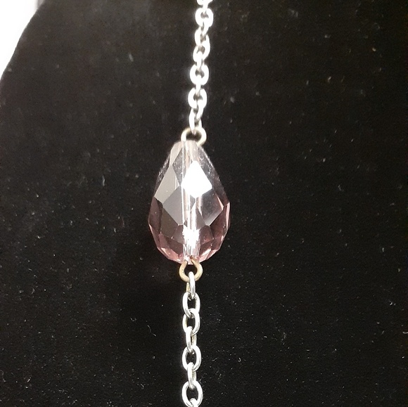 Gold with brown beads necklace - Picture 6 of 6